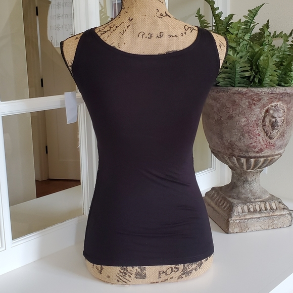 Van Heusen Black Lace Tank Top - NWT - Picture 3 of 4